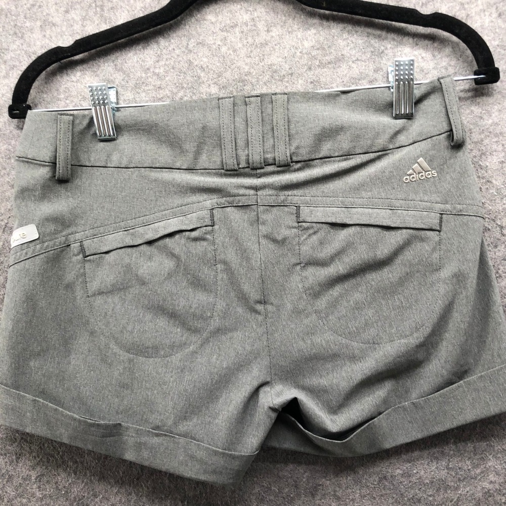 Adidas Adipure Golf Shorts Womens S Gray Performance Athletic Casual Outdoor - Picture 2 of 8